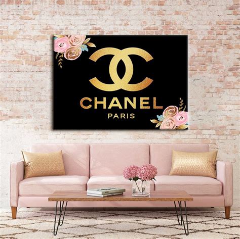 chanel pink wall art|printable chanel wall art.